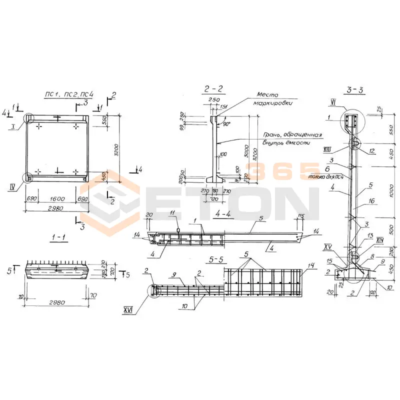 Панели стеновые Серия 3.900.1-10 ПСП 30 к3 ш1