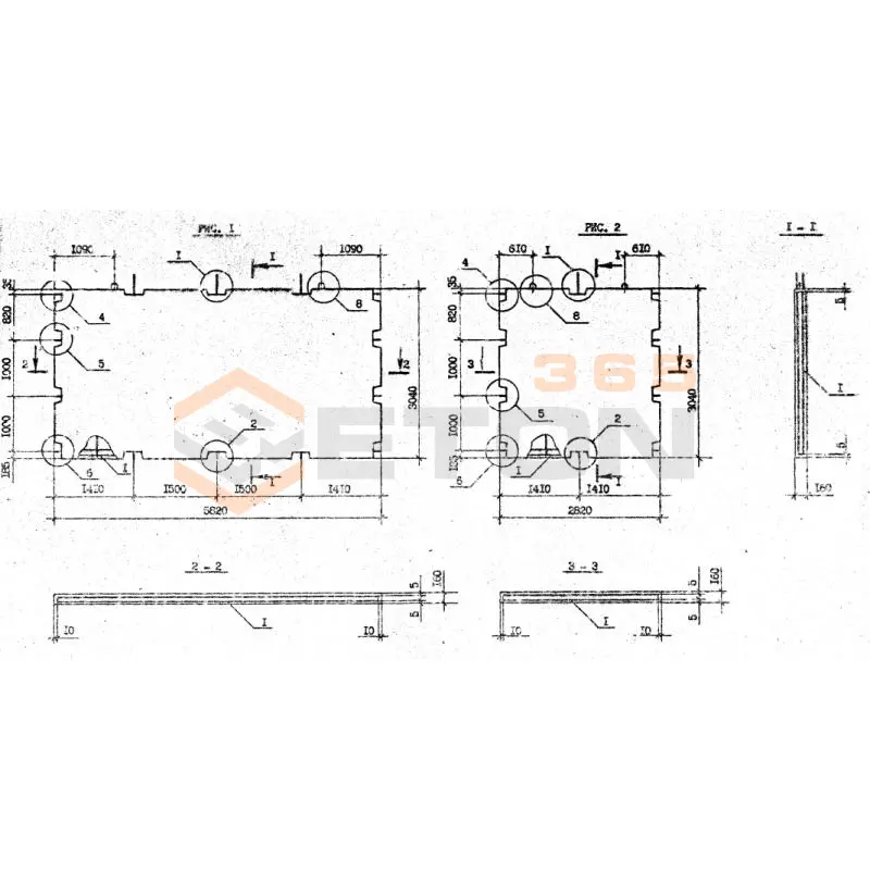 Панели внутренних стен Серия 1.090.1-2с ПВ 28-30-1 тс9 (1.090.1-2с)