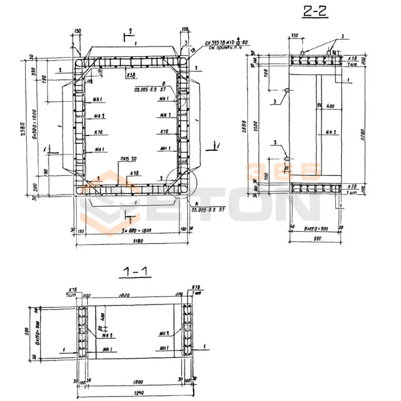Блоки Серия 03.005-6 БВС IV 1,8-2,2