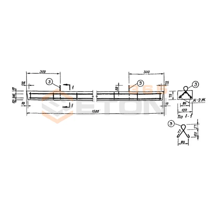 Перемычки Серия ИИ 01-02 ЖА 2 (ИИ 01-02)
