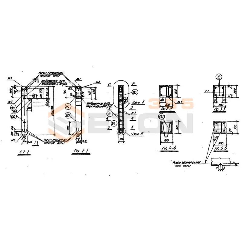Колонны Серия ИИ 62 К 1-1 (ИИ 62)