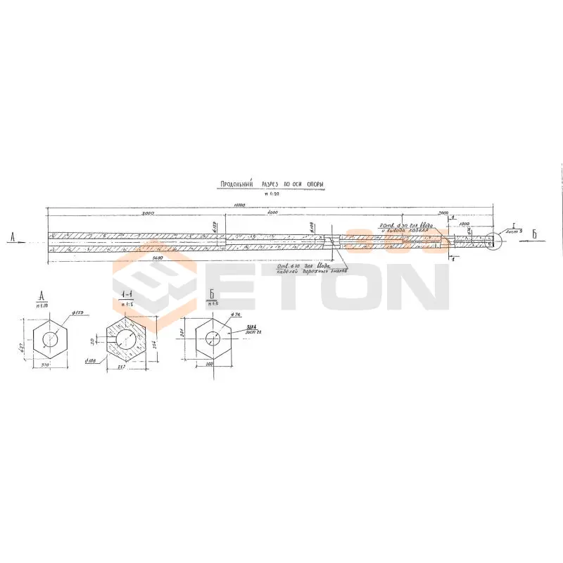 Стойки Серия 3.507 КЛ-10 СВ 2,8-10