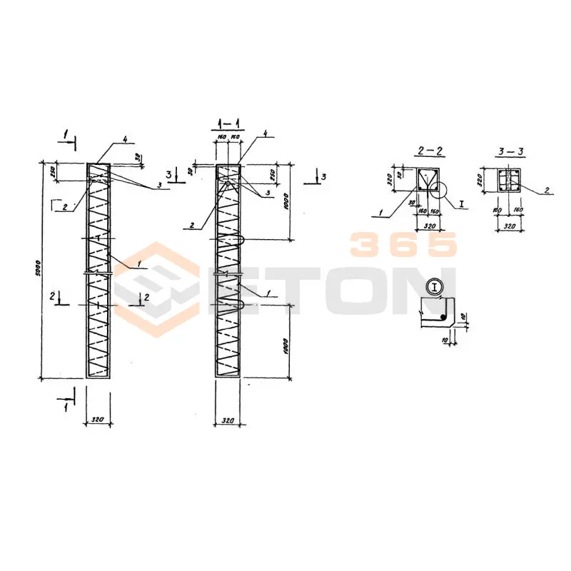 Сваи железобетонные Серия 3.900.9-13 СВЖ 2