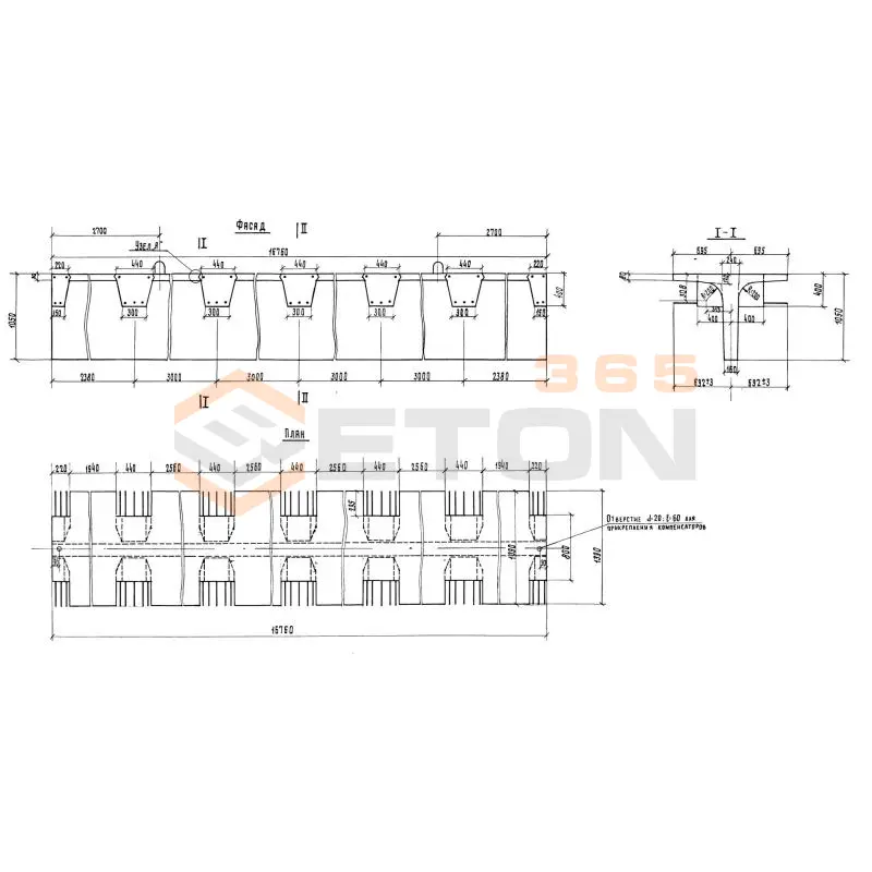 Балки Серия 3.503-14 Бпр 16,76