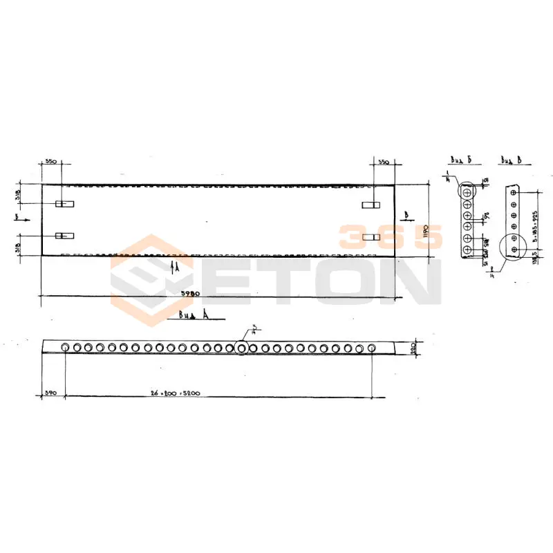 Плиты перекрытия многопустотные Серия 1.141.1 КЛ-3 ПК 60-12-6 АIVт