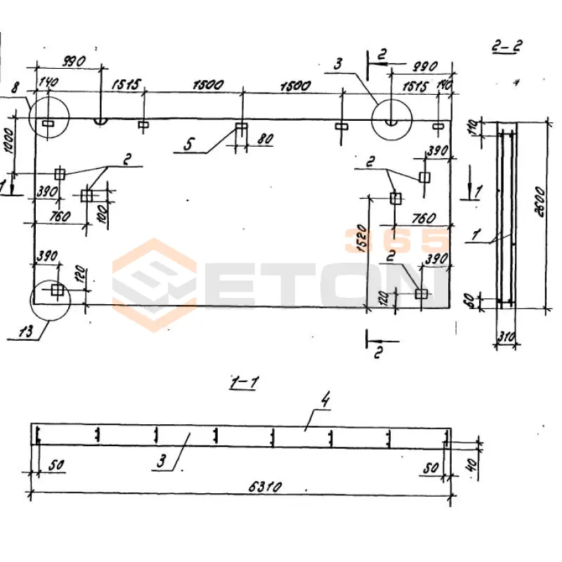 Панели парапетные Серия 1.100.1-7 1НЧ 63-26-31-50 л