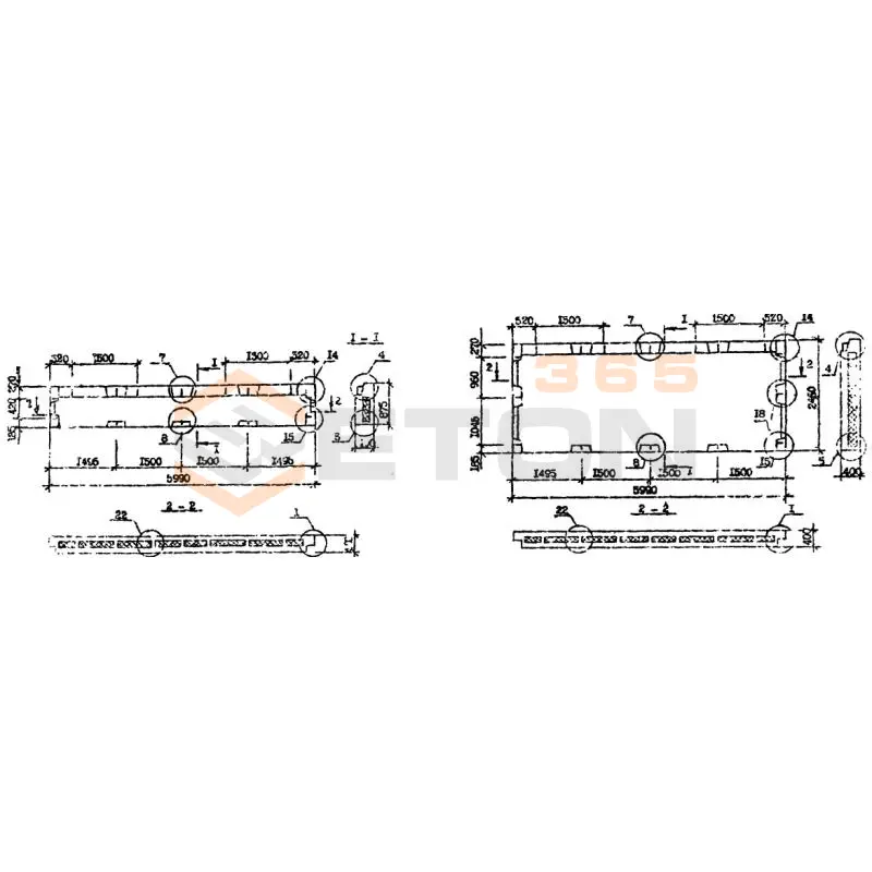 Панели наружных стен Серия 1.090.1-7с ПС 60-9-4 птс9 (1.090.1-7с)