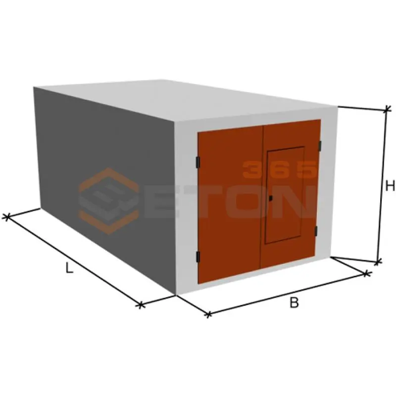 Комплект гаража Блок комната