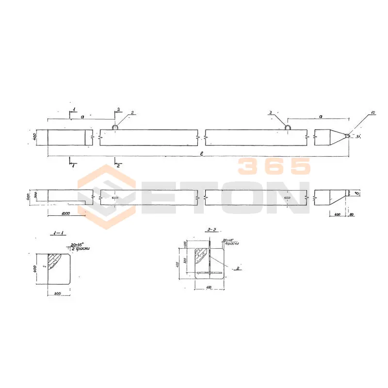 Сваи анкерные Серия 3.504.1-23 АС 70-40