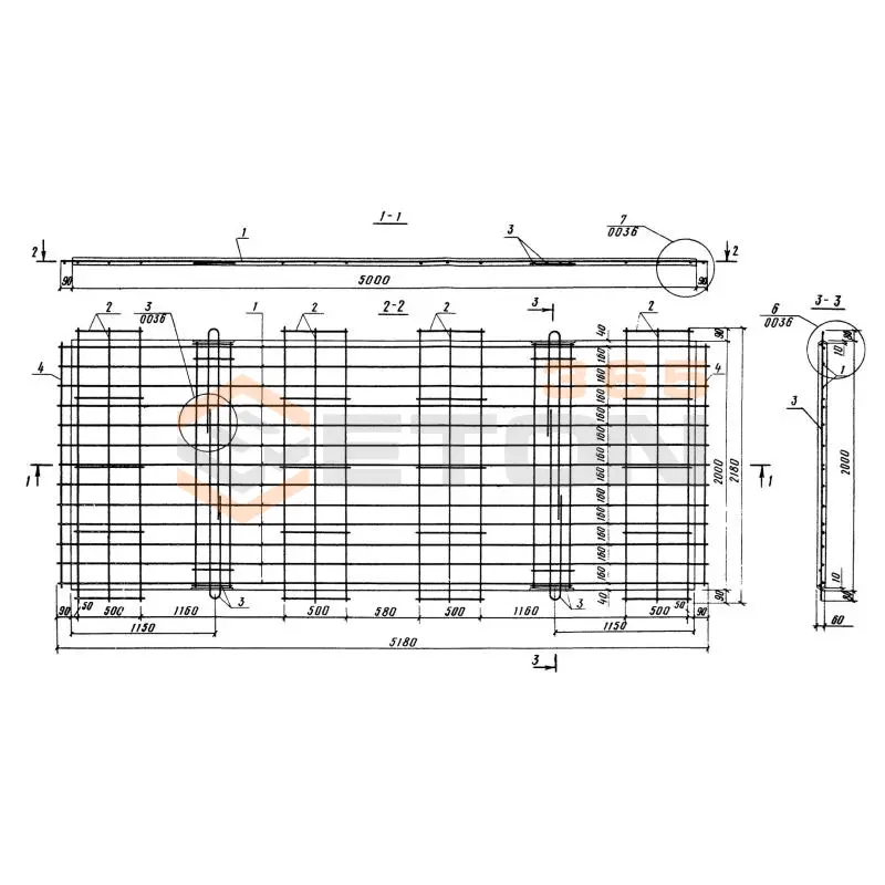 Плиты Серия 3.820.1-70 (3.820.1-32, 3.820-11) НПВ 50-20-0,6
