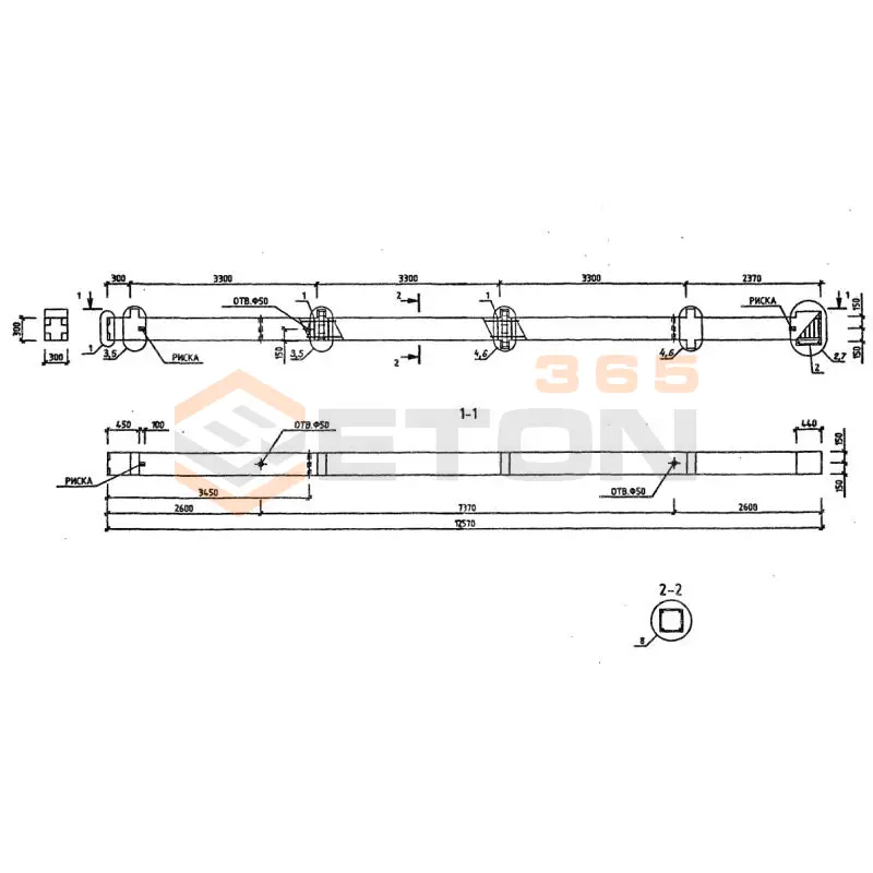 Колонны Серия 1.220.1-3м КДФ4Т 3-33-40,2 (1.220.1-3м)