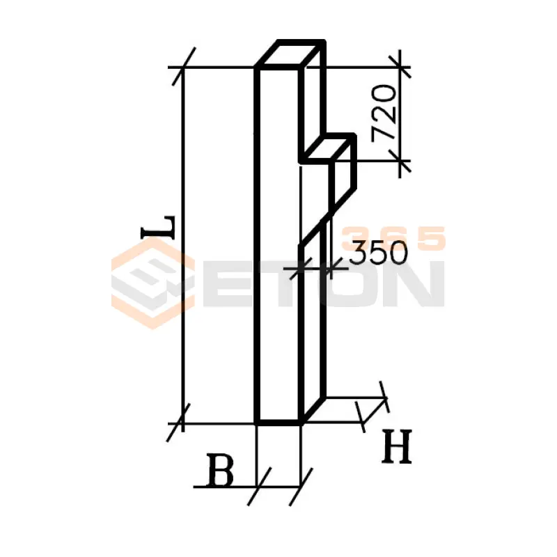 Колонны железобетонные для многоэтажных производственных зданий на высоту этажа 4,8 м Серия 1.420-12 вып. 2 К 11а-3-3