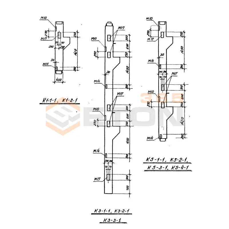 Колонны Серия ИИ 22-1 К 7-4-1 (ИИ 22-1)