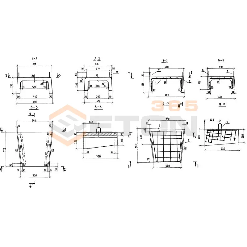 Лотки телескопические Серия 3.503.1-66 БЛ 6