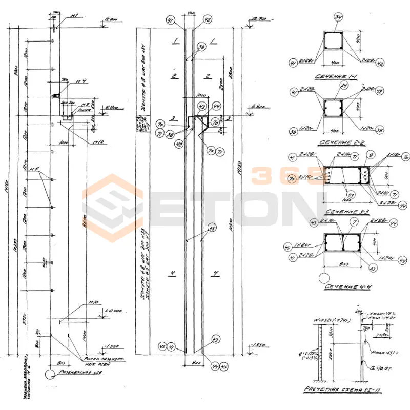 Колонны Серия КЭ 01-06 К I-11 (КЭ 01-06)