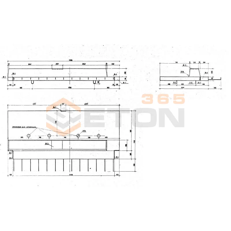 Блоки ограждающие Серия 3.503-12 ОБК 2 н