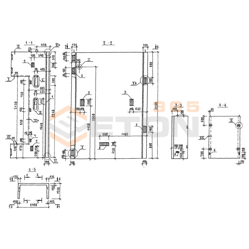 Блоки шахт лифтов Серия 1.089.1-1 БШЛ 100-33-2