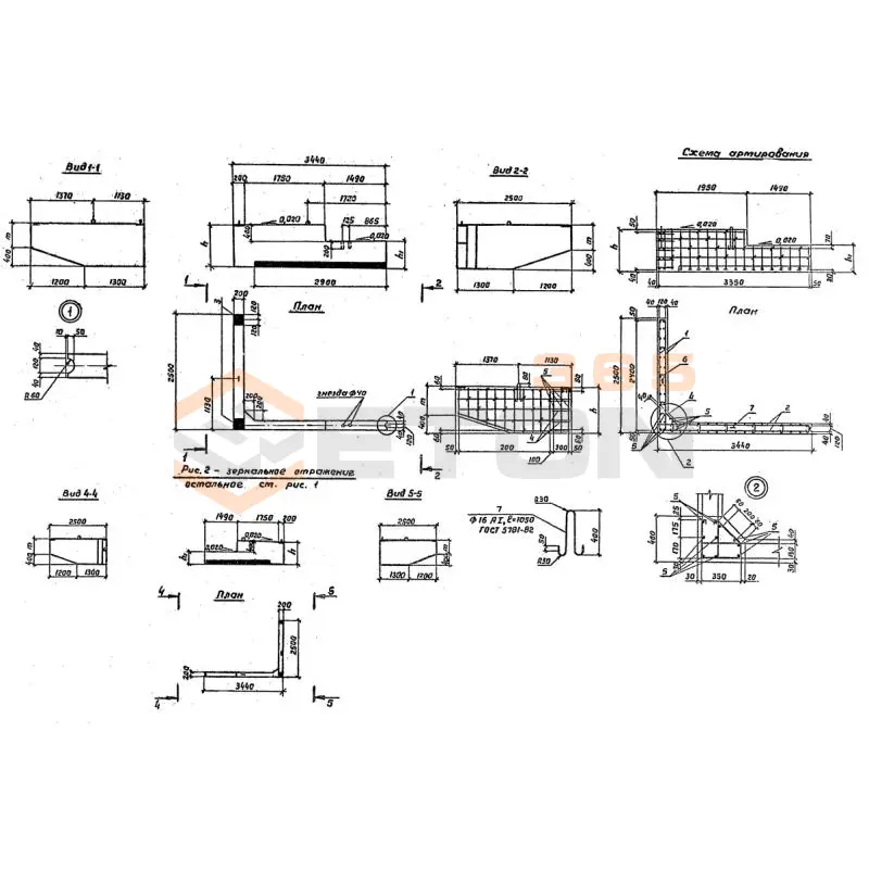 Блоки шкафных стенок Серия 3.503.1-79 БШ 34-4-4