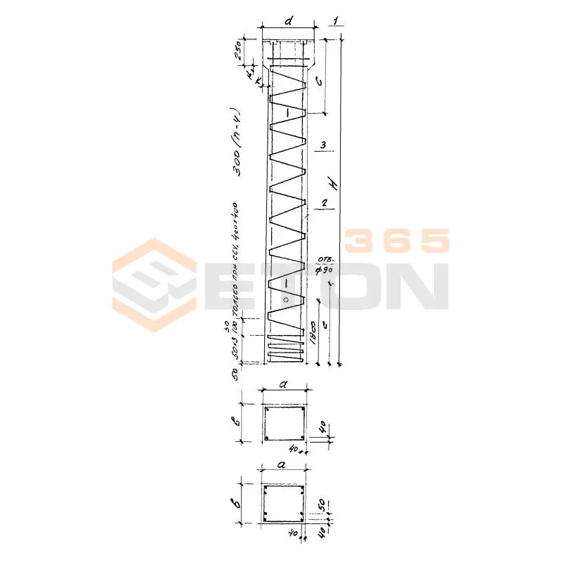 Колонны Серия 1.423.1-7 11К 51-2 АIV