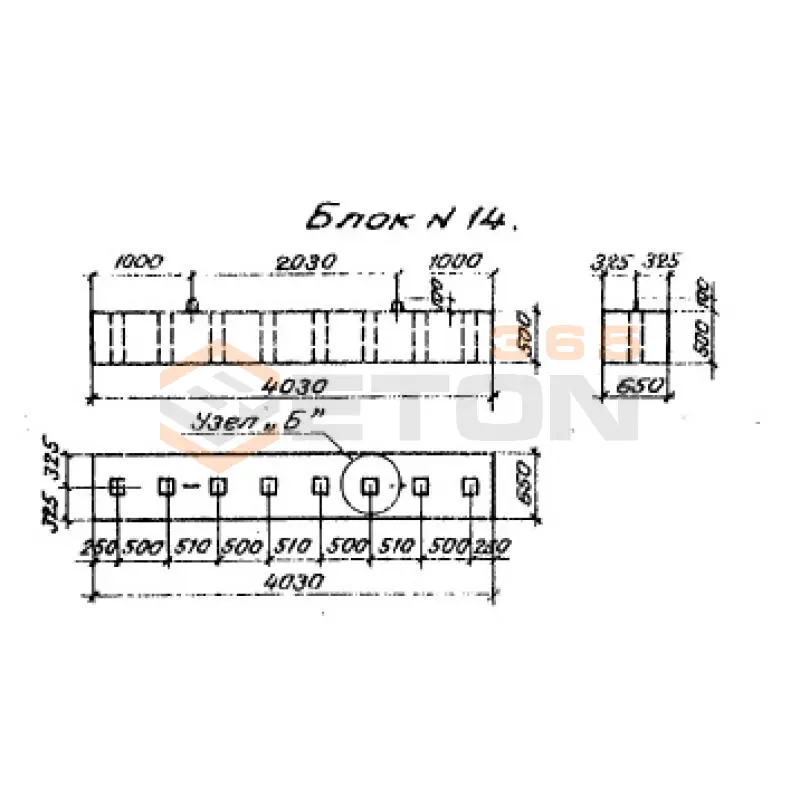 Блоки насадок Серия 3.501-107 Блок 14 (3.501-107)