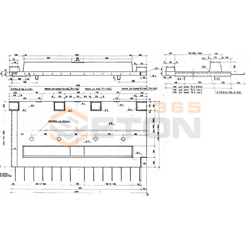 Блоки тротуарные Серия 3.503-12 ТК 2-1,5 мн