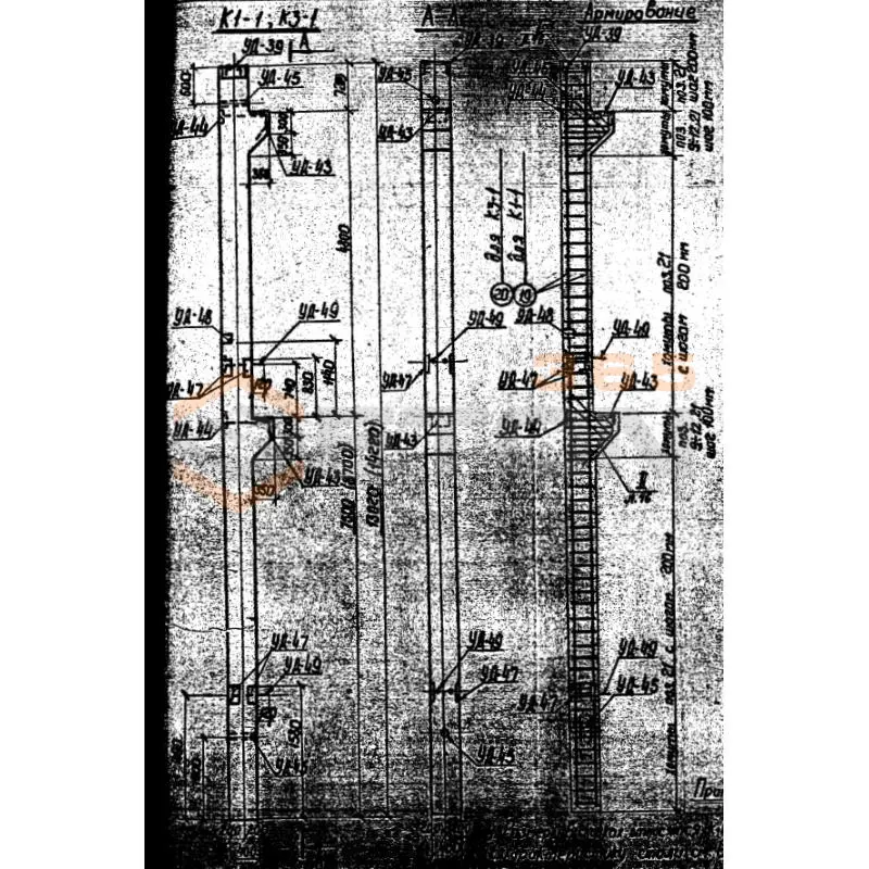 Колонны серия 3.407.1-157 ( серия 3.407-102, 3.407-40/70 ) К 1-1