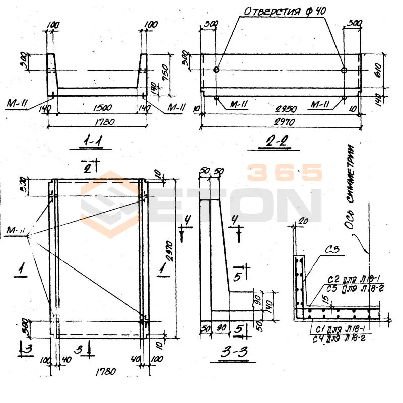 Лотки Л Серия ИС 01-04 Л 18-2