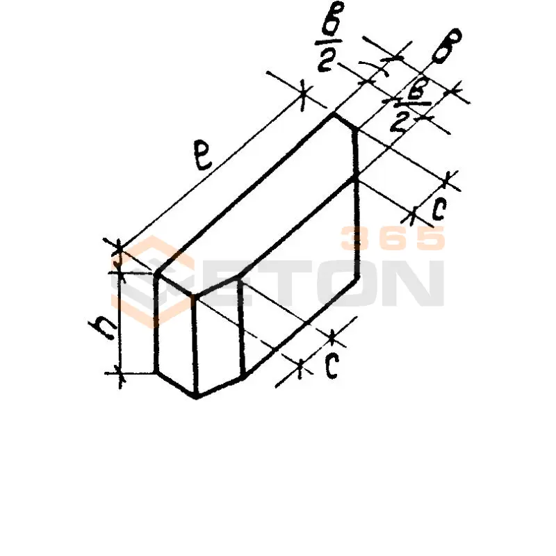 Упоры на повороте трубопровода в горизонтальной плоскости Серия 3.001.1-3 УГ 47