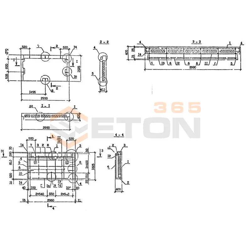 Панели наружных стен Серия 1.090.1-7с ПС 30-16-4 птс9 (1.090.1-7с)