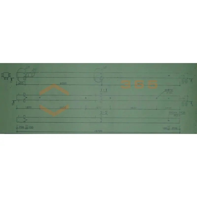 Колонны сечением 400х400 мм для зданий с высотами этажей 5,4-6,0 и 6,0 (7,2) м Серия 1.020.1-2с/89 4КБ 60-127-1