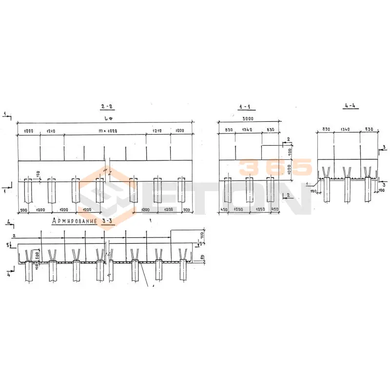 Фундаменты Серия 3.503-23 ФЦ 6