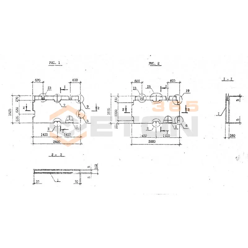 Панели внутренних стен Серия 1.090.1-2с 1ПВ 28-16-1 тс9 (1.090.1-2с)
