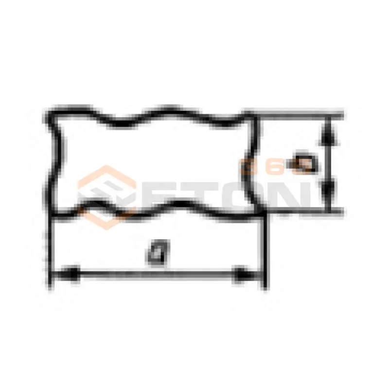 Тротуарные плиты фигурные ГОСТ 17608-91 1Ф 16-8