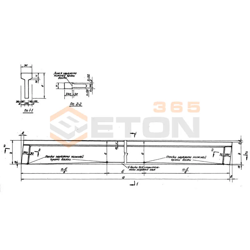 Балки Серия ПК 01-05 БО 6-2 (ПК 01-05)