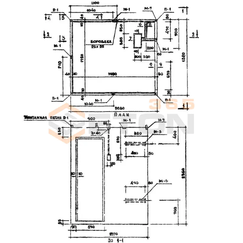 Кабины санитарно-технические типа "Колпак" Серия 1.188-5 СК 18 (1.188-5)