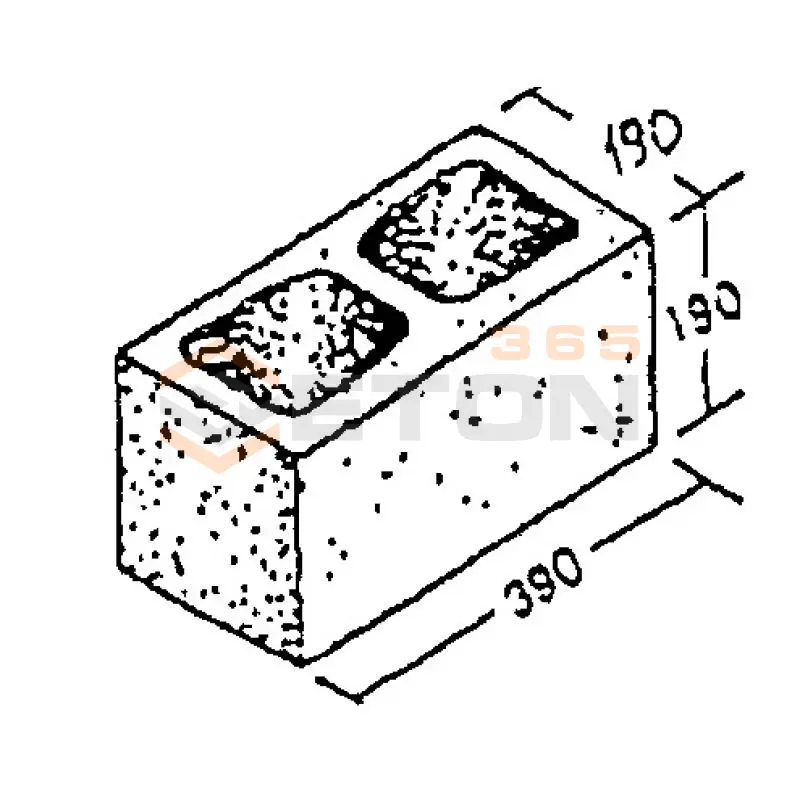 Камни для кладки стен ТУ 5741-004-18576628-99 СКЦ 1 пл