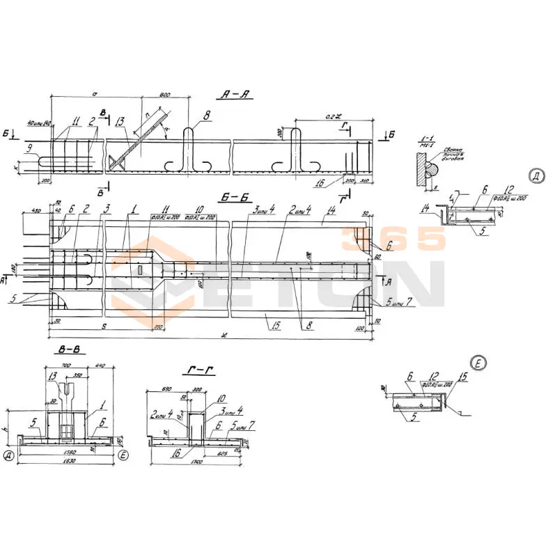 Элементы Серия 3.505.1-15 1ВЭО 100-6