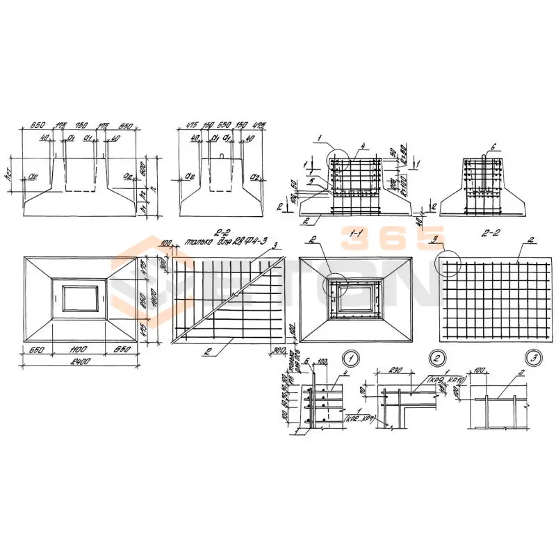 Ростверки Серия 1.411.1-4 28Ф 5-1 (1.411.1-4)