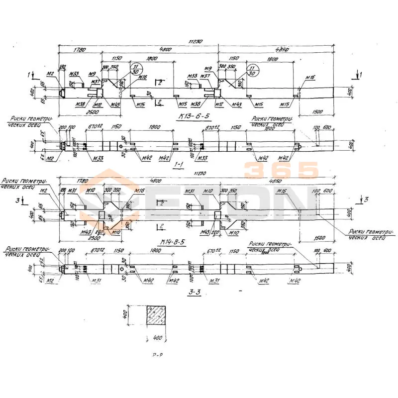 Колонны Серия ИИ 22-2/70 ИК 14-1-2