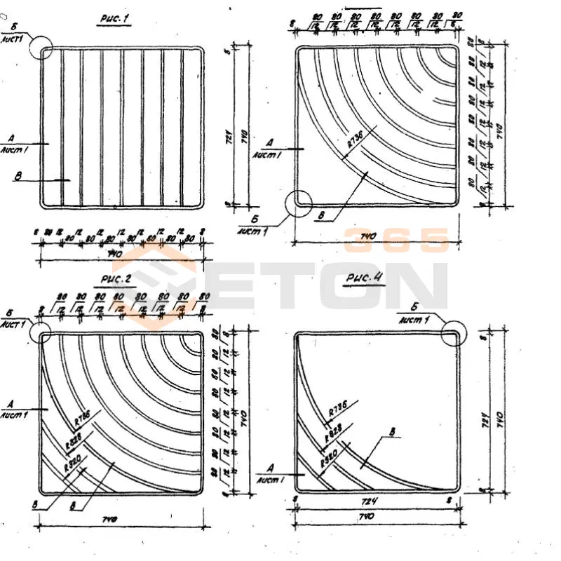 Плиты ТПР 320-069.86 ПД 7,5-7,5-4 (ТПР 320-069.86)