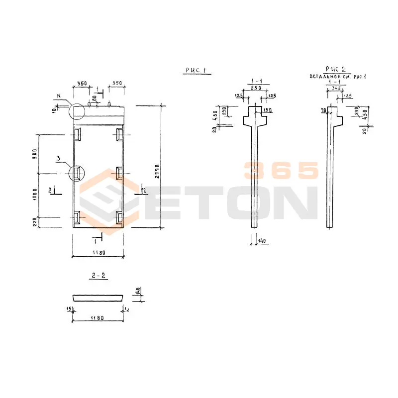 Диафрагмы жесткости серия 1.020-1/87 ( 1.020.1-7, 1.020-1/83, ИИ 04-1, 1.020.1-3пв ) 2Д 12-28