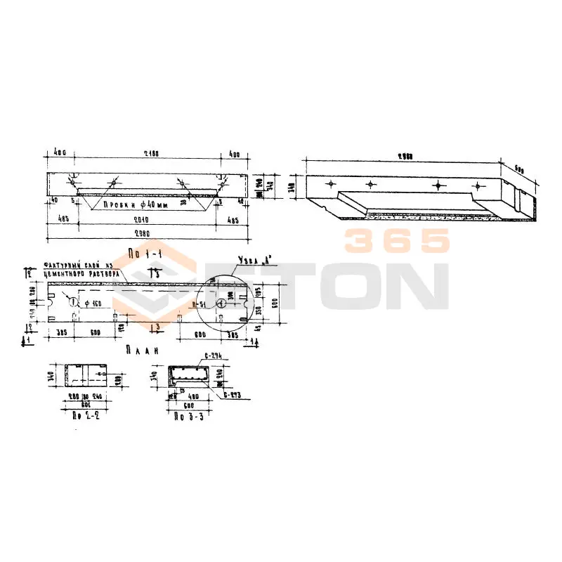 Блоки перемычные Серия ИИ 03-05 НМК 64-6
