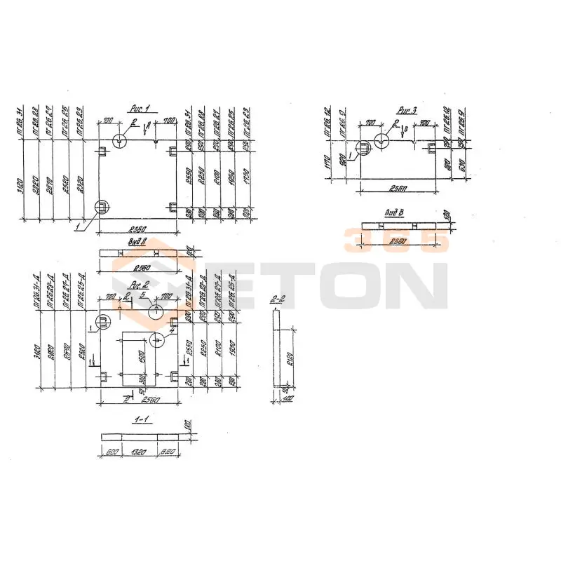 Панели внутренних стен Серия 1.020.1-4 ПГ 26-28