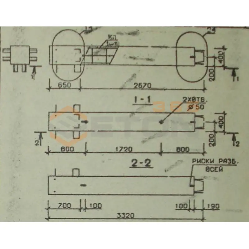 Колонны сечением 400х400 мм для зданий с высотами этажей 4,2 м Серия 1.020.1-2с/89 4КВ 42-33-5 с