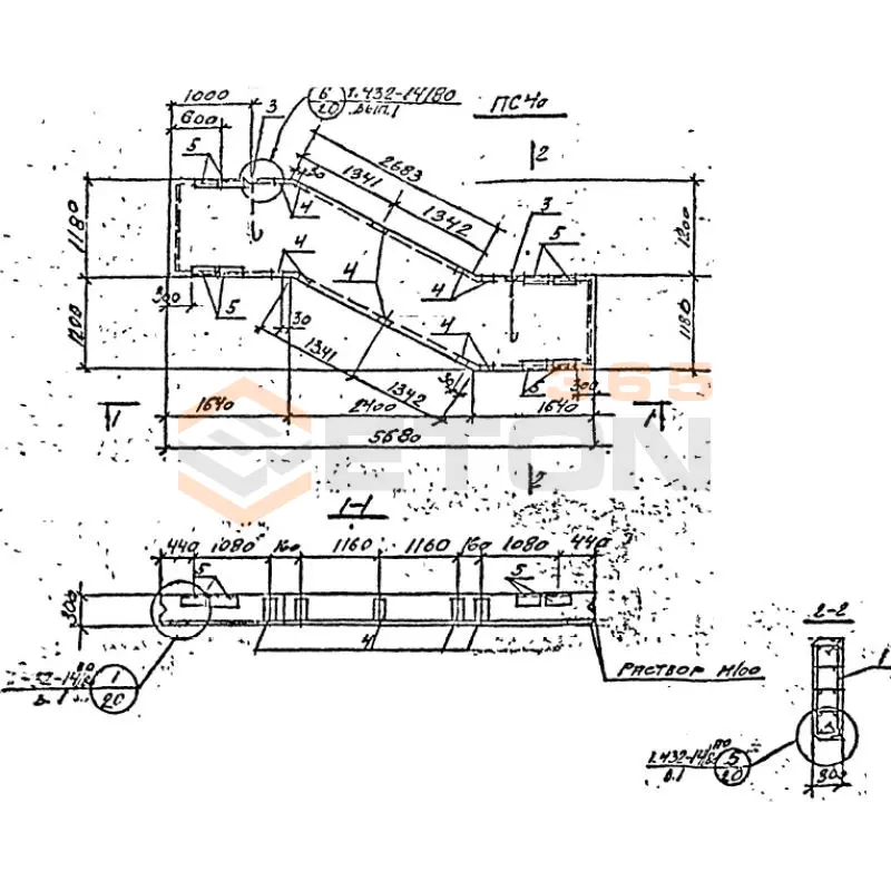 Панели стеновые Серия ВТИ КЖ 01-82 ПС 40 (ВТИ КЖ 01-82)