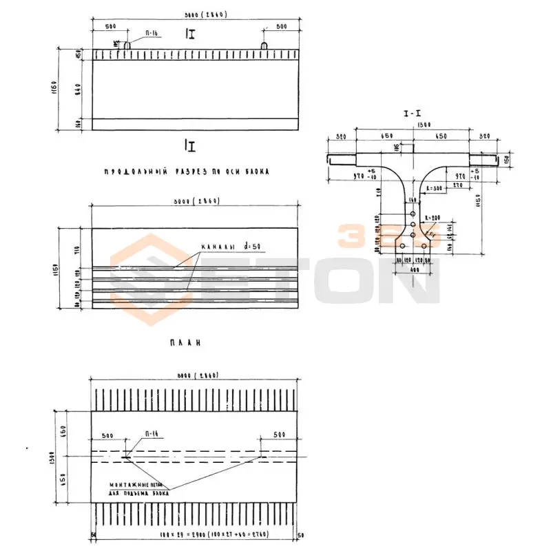 Балки Серия 3.503-14 БЛпр 2