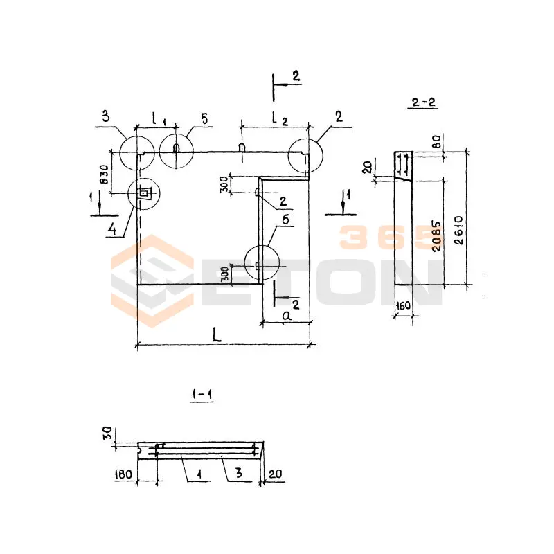Панели стеновый Серия 1.131.1-27 ПСВ 58-26-16-20 т-2,3-1