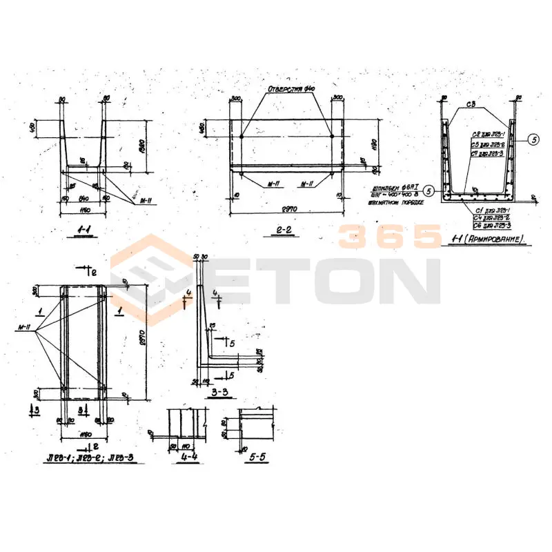 Лотки Л Серия ИС 01-04 Л 23-3