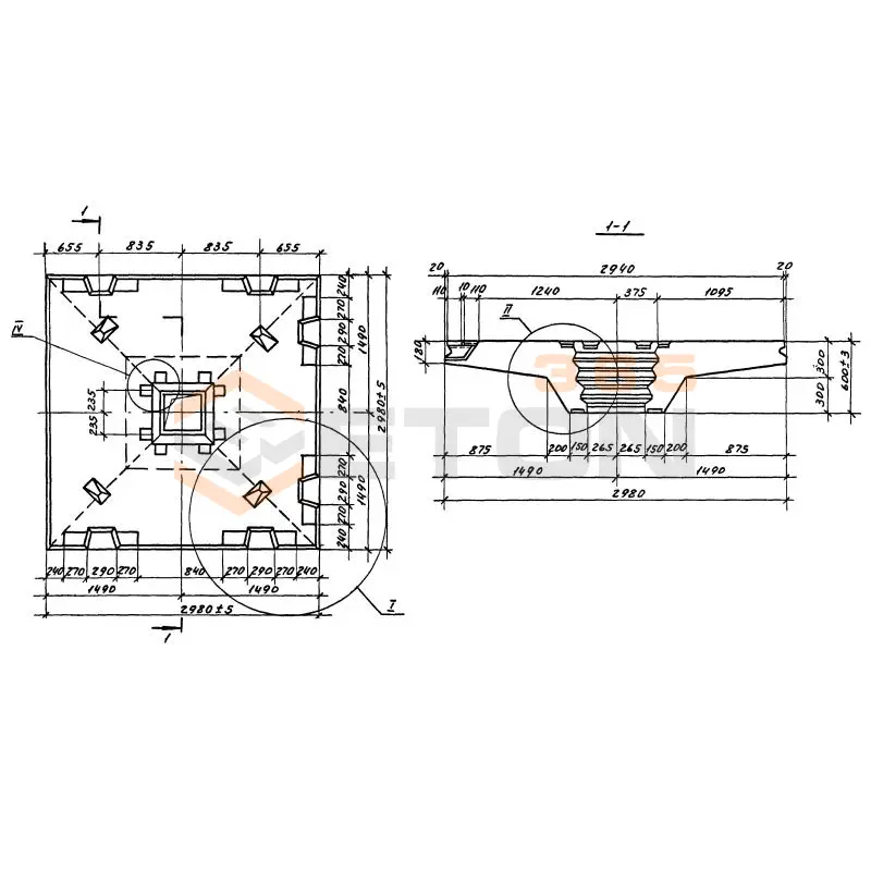 Капители Серия 1.420.1-25 КТ 1-2-1