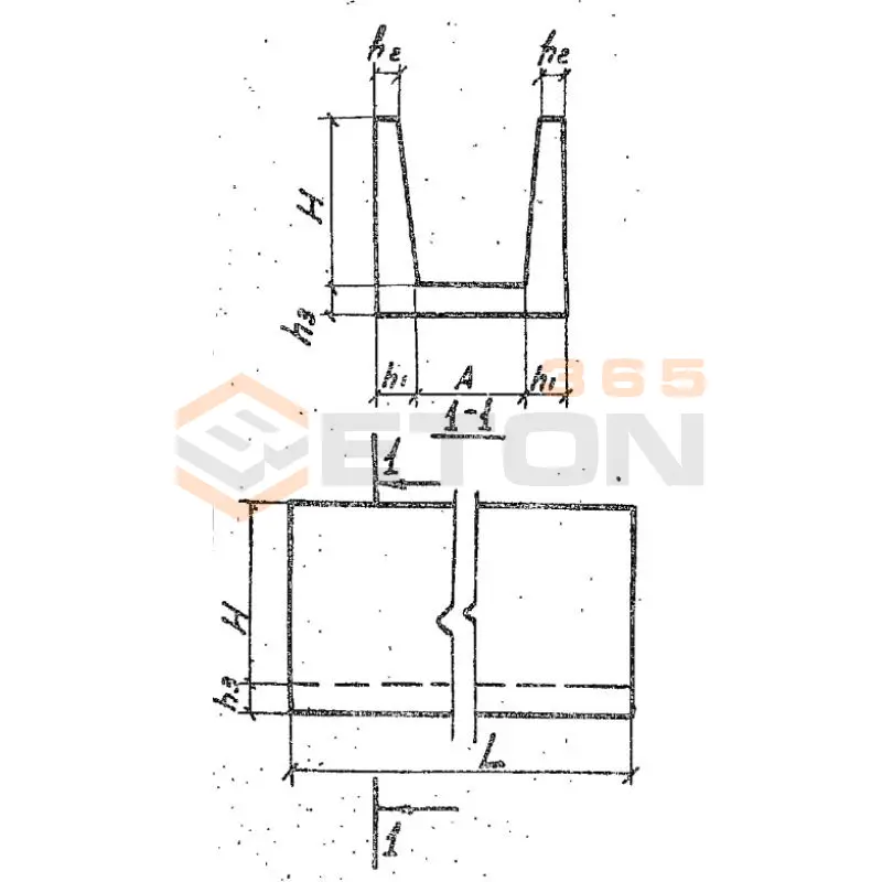Элементы прямоугольных лотков Серия 3.900-2 ЛП 5-60